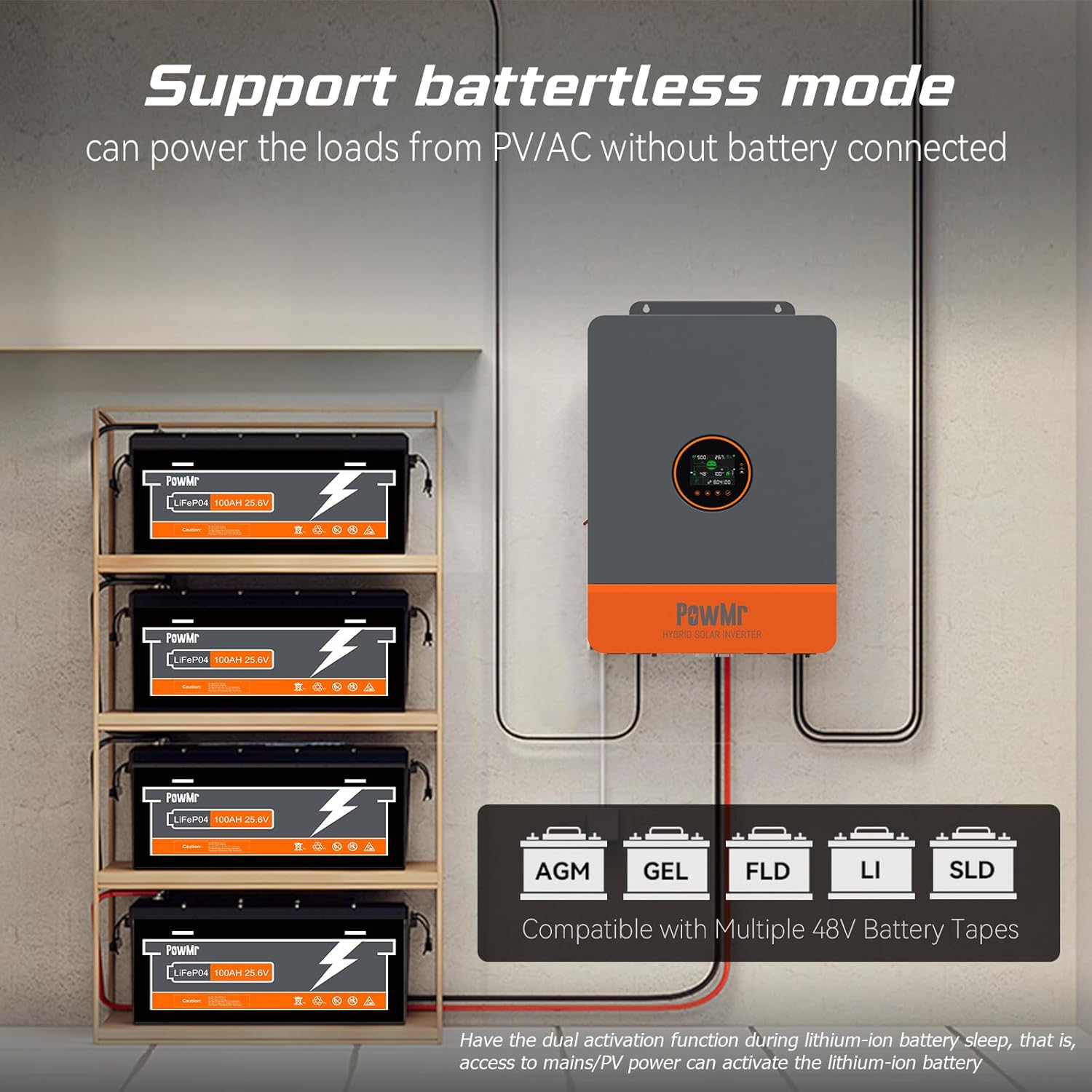 PowMr 16KW 10KW Split Phase In - Split Phase Inverter 10Kw 110V 220V 评论和价格