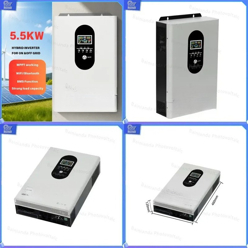 3kW 5.5kW Hybrid Solar Inverte - Hybrid Solar Inverter 5.5Kw Mppt 48V 评论和价格
