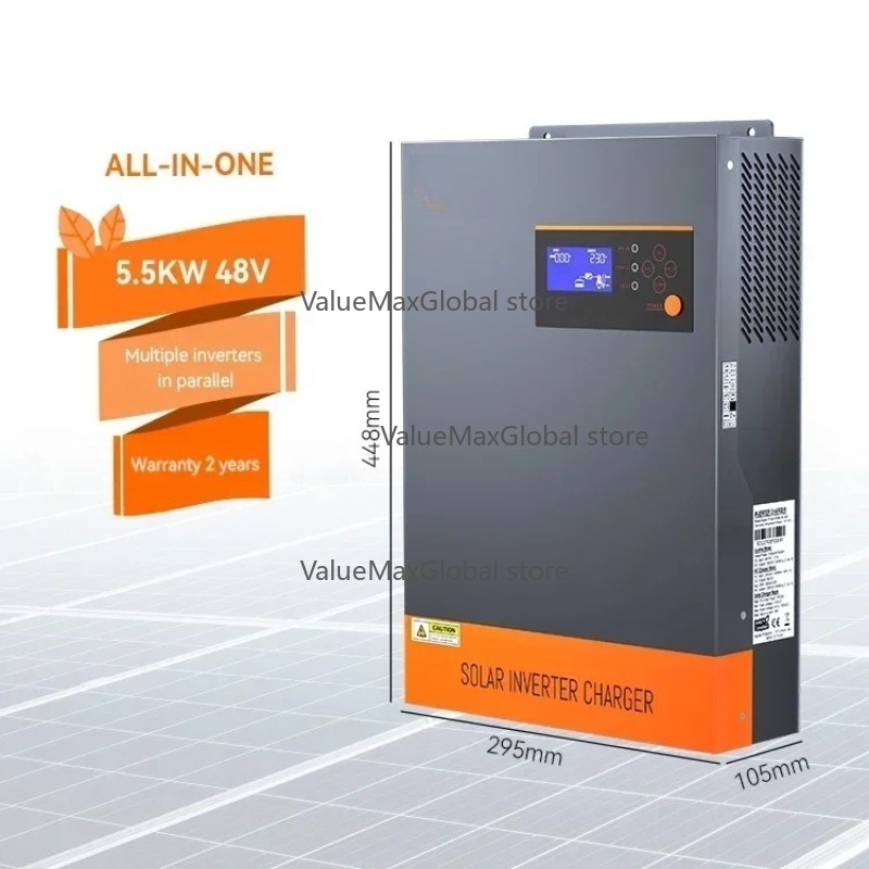 factory 5.5KW 5.5KVA MPPT 80A  - Hybrid Solar Inverter 5.5Kw Mppt 48V 评论和价格